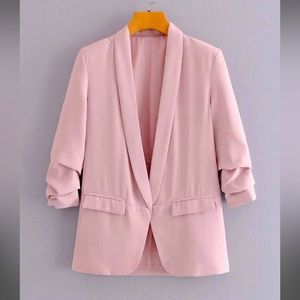 Pink blazer